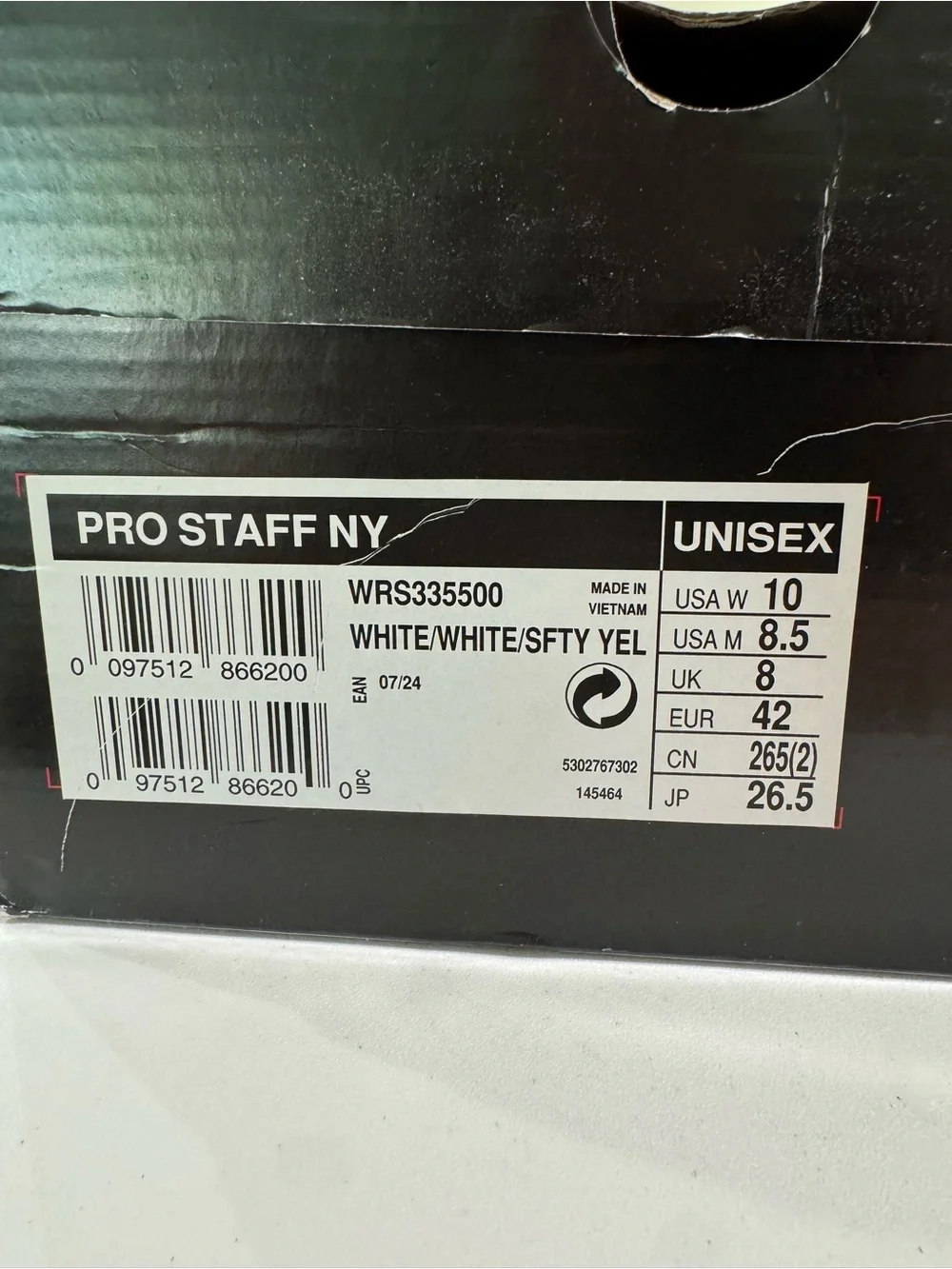 Wilson Unisex Limited Edition US Open Pro Staff NY Sneakers